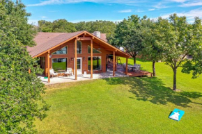 Log Cabin Home with Dock on Cedar Creek Reservoir!